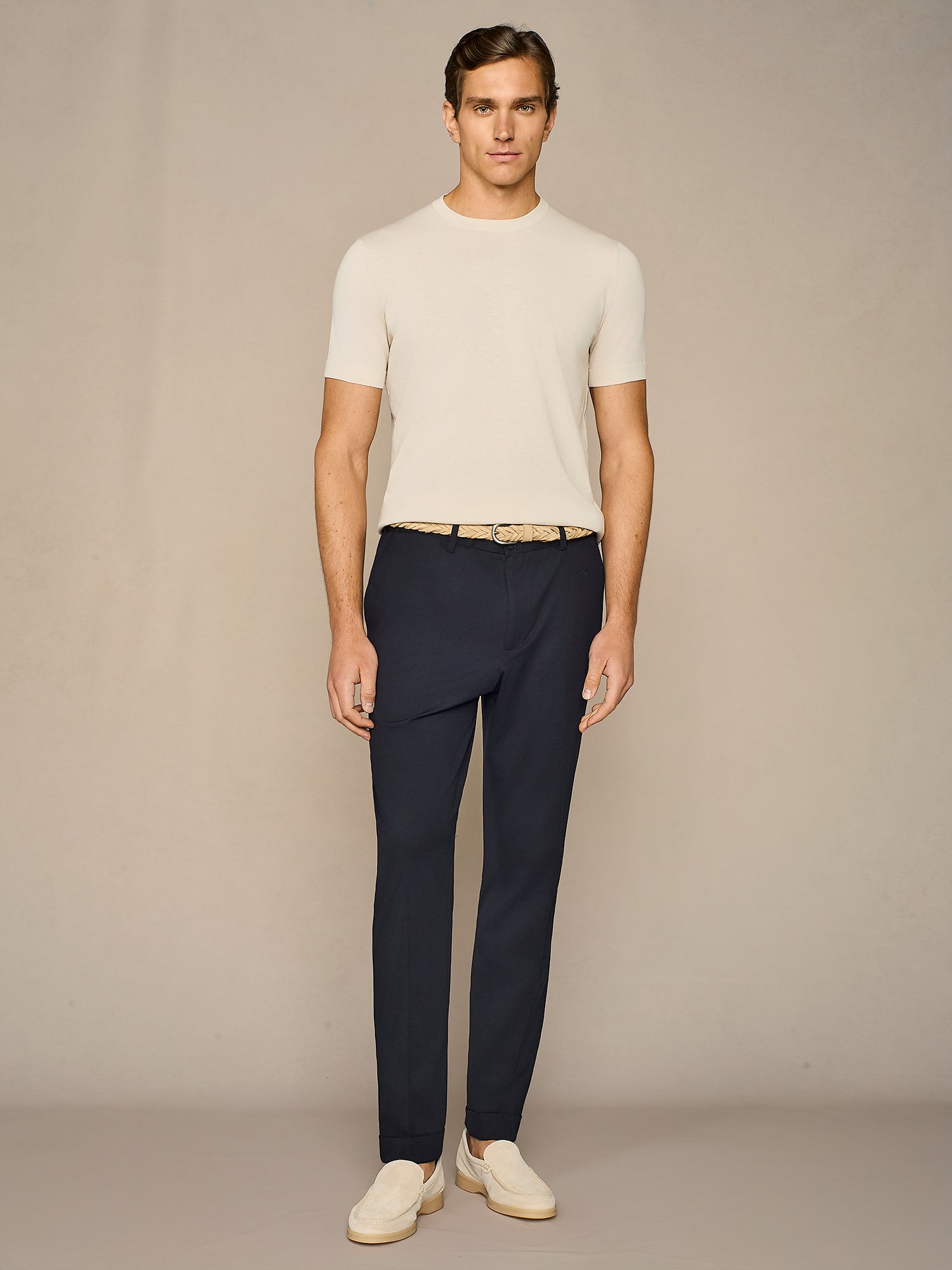 BUTTER CREPE KNITTED T-SHIRT