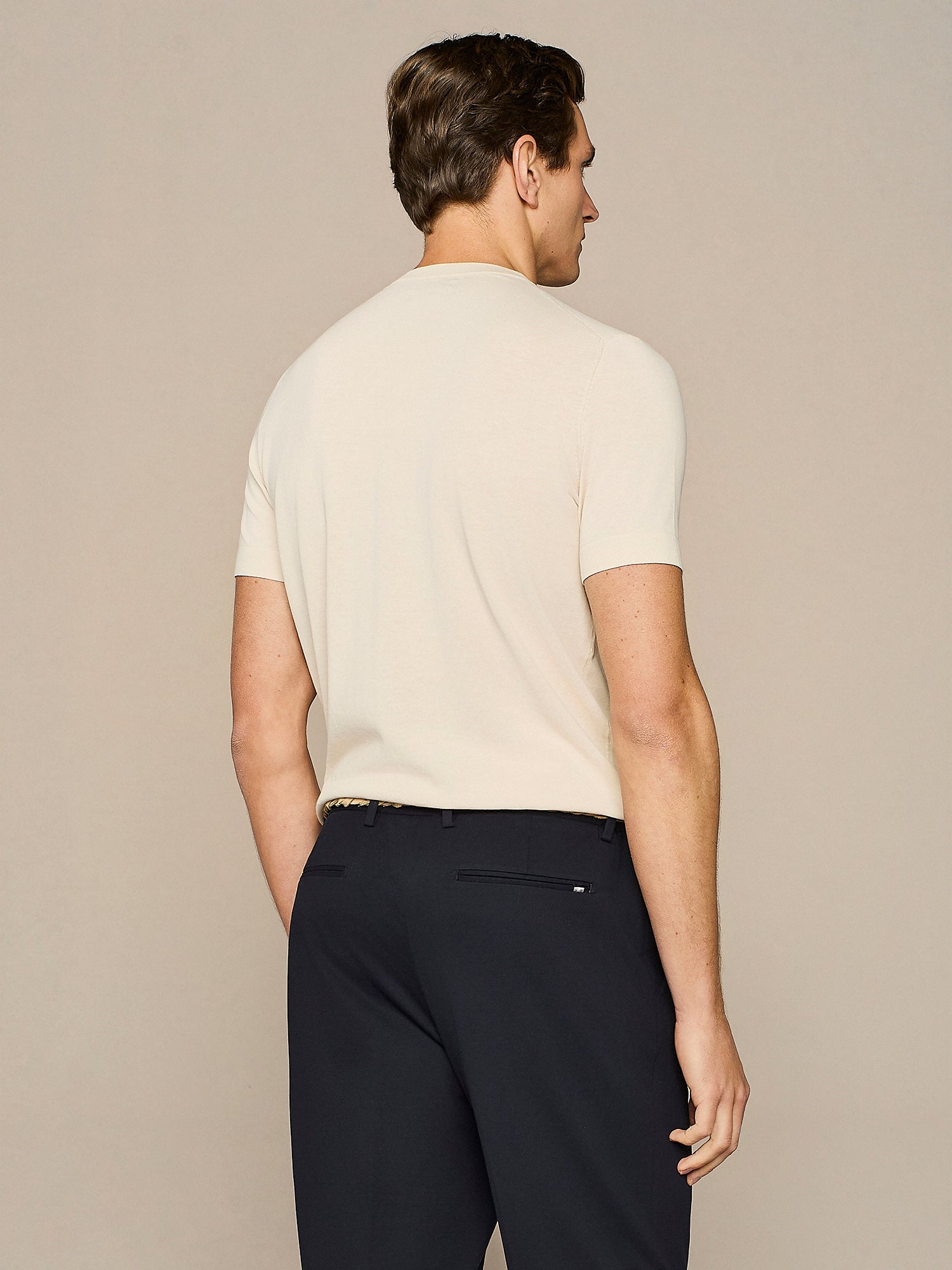 BUTTER CREPE KNITTED T-SHIRT