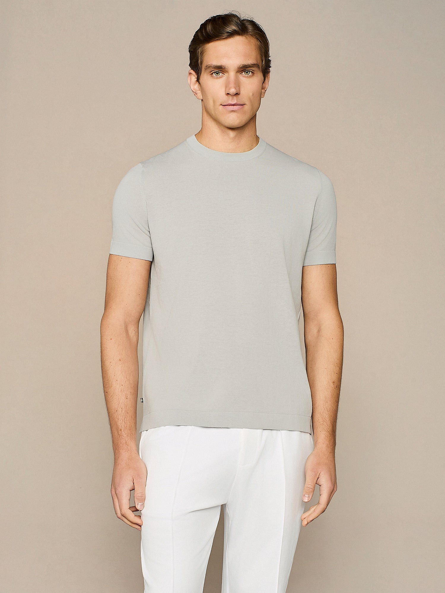 CLOUD CREPE KNITTED T-SHIRT