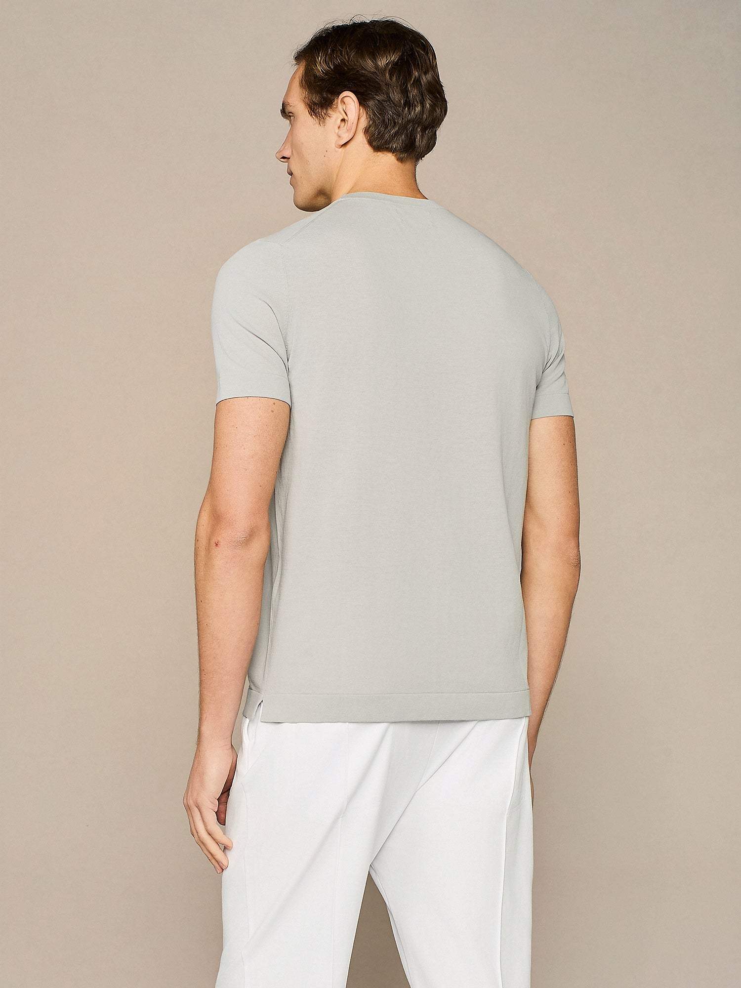 CLOUD CREPE KNITTED T-SHIRT