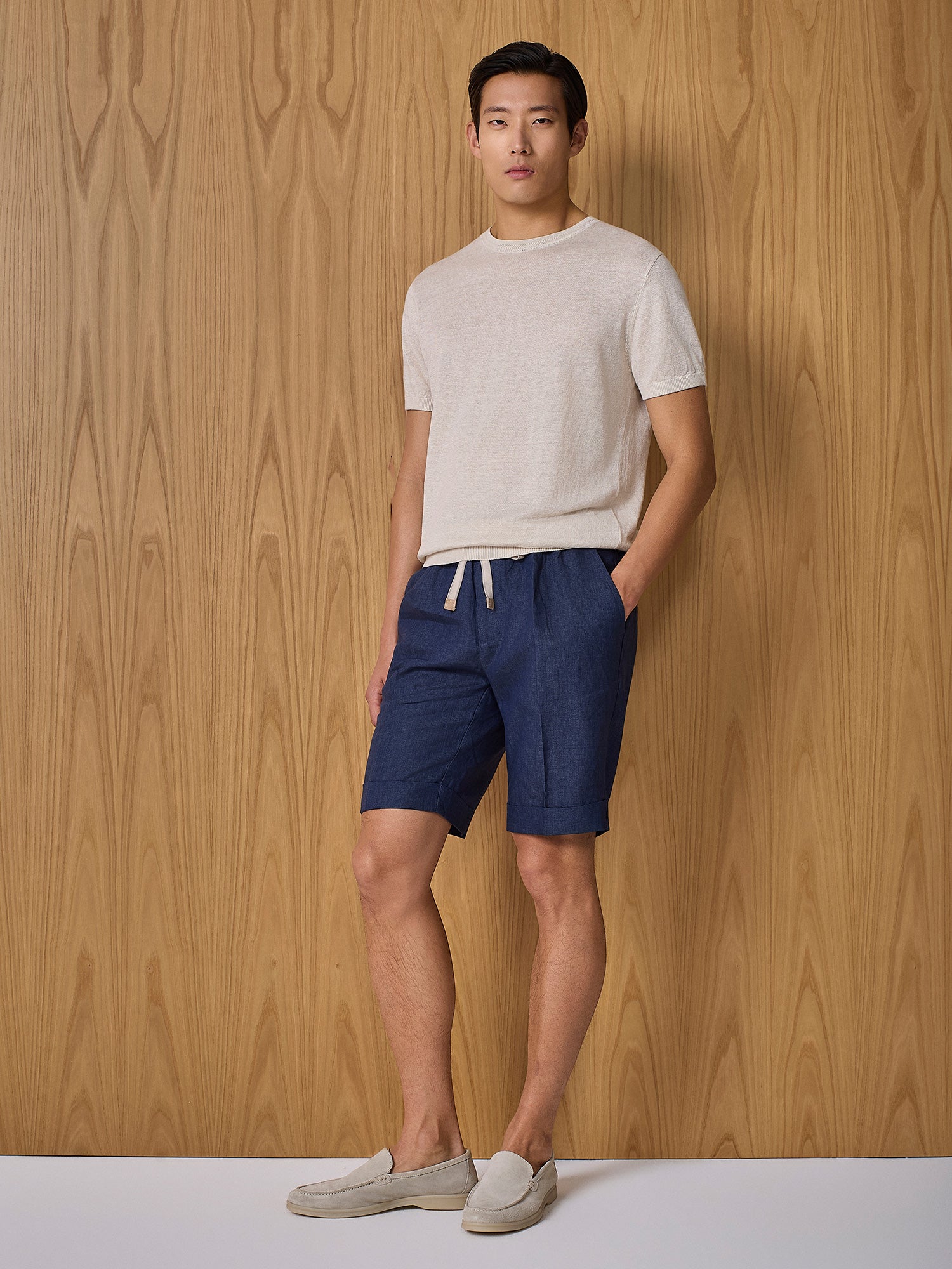 Butter linen knitted t-shirt