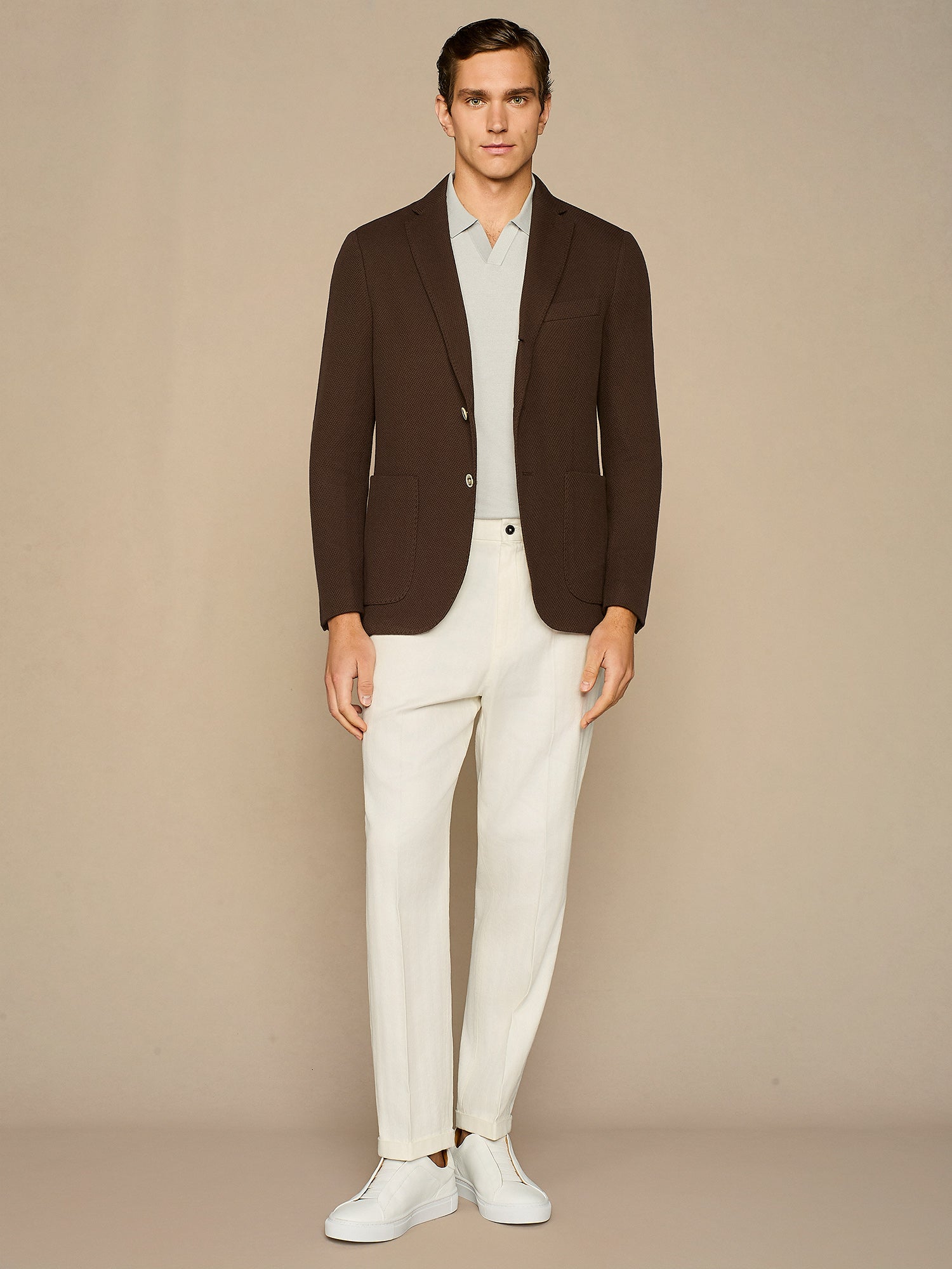 OFF WHITE LEISURE FIT TROUSER WITH BUCKLES