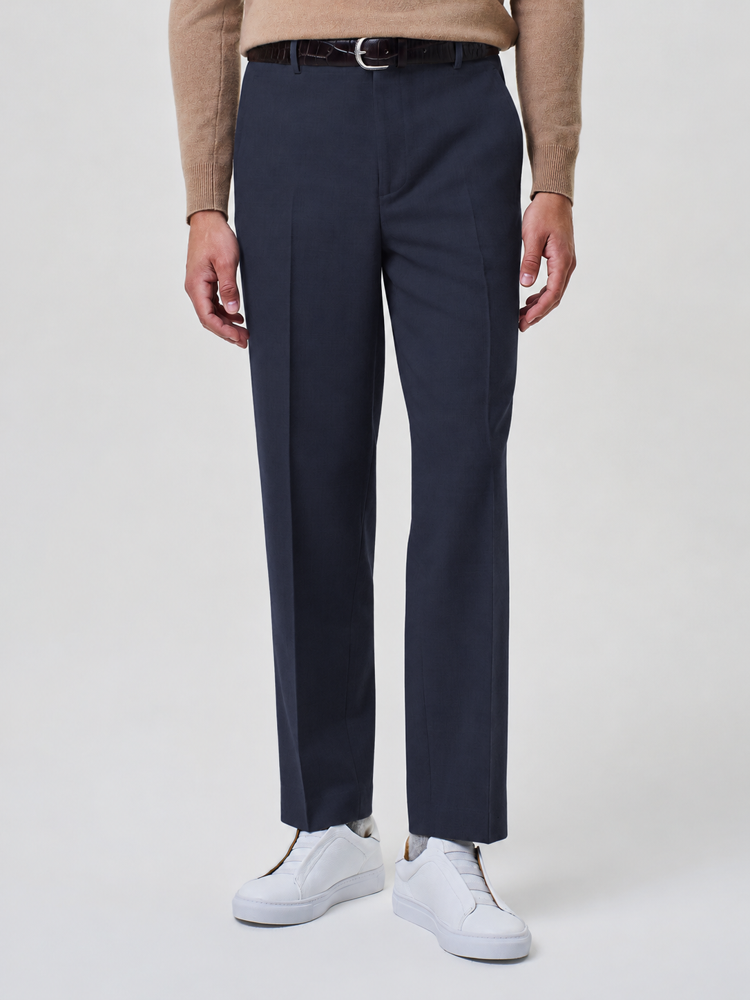 Blue Jersey Trousers