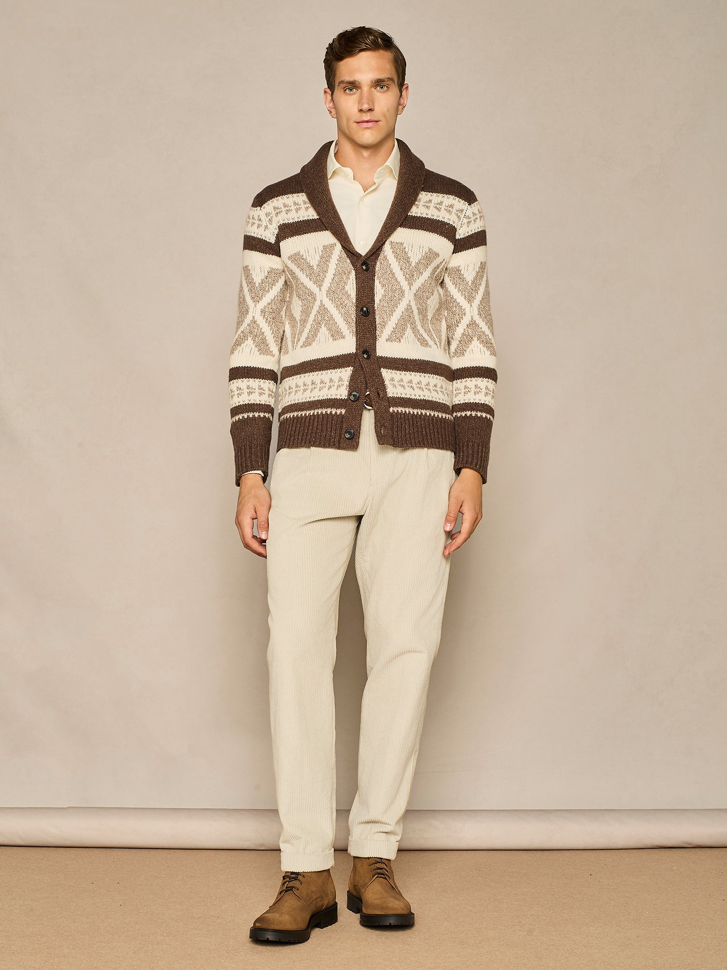 PANTALONE WIDE FIT IN VELLUTO GHIACCIO