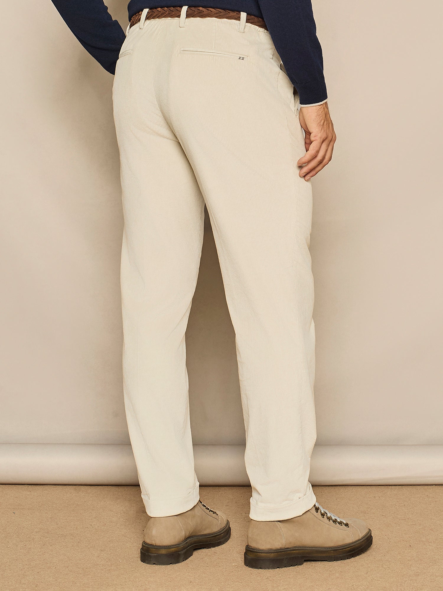 BUTTER CORDUROY WIDE FIT TROUSER 