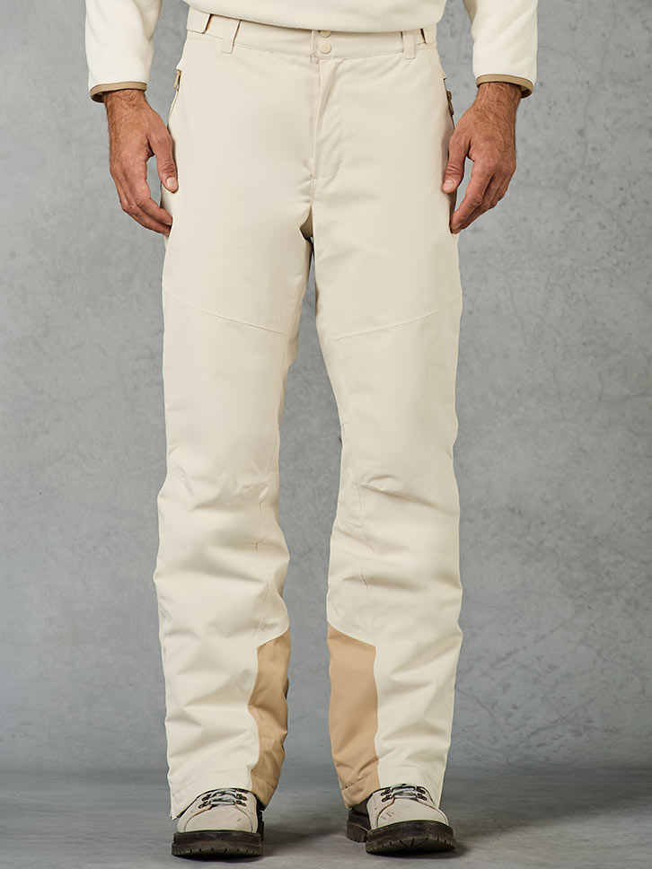 BEIGE PADDED SKI TROUSER