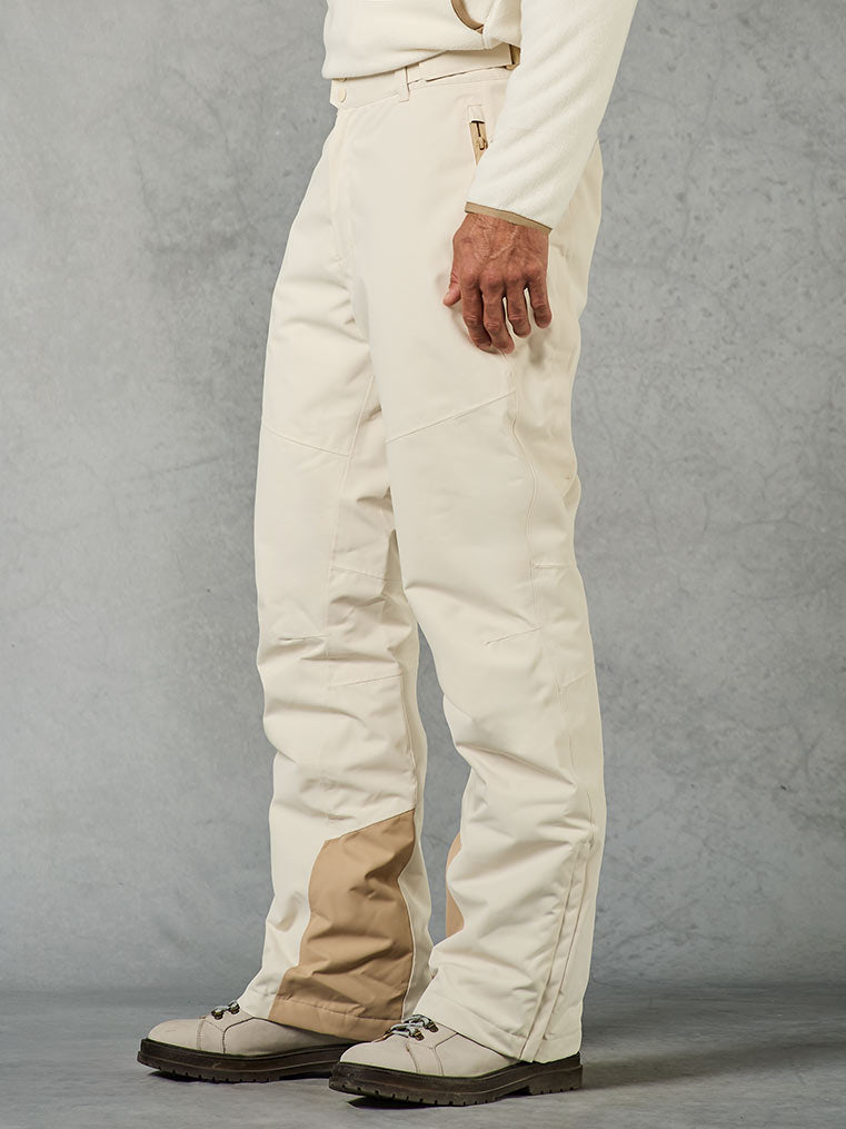 BEIGE PADDED SKI TROUSER