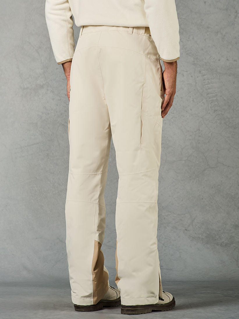 BEIGE PADDED SKI TROUSER
