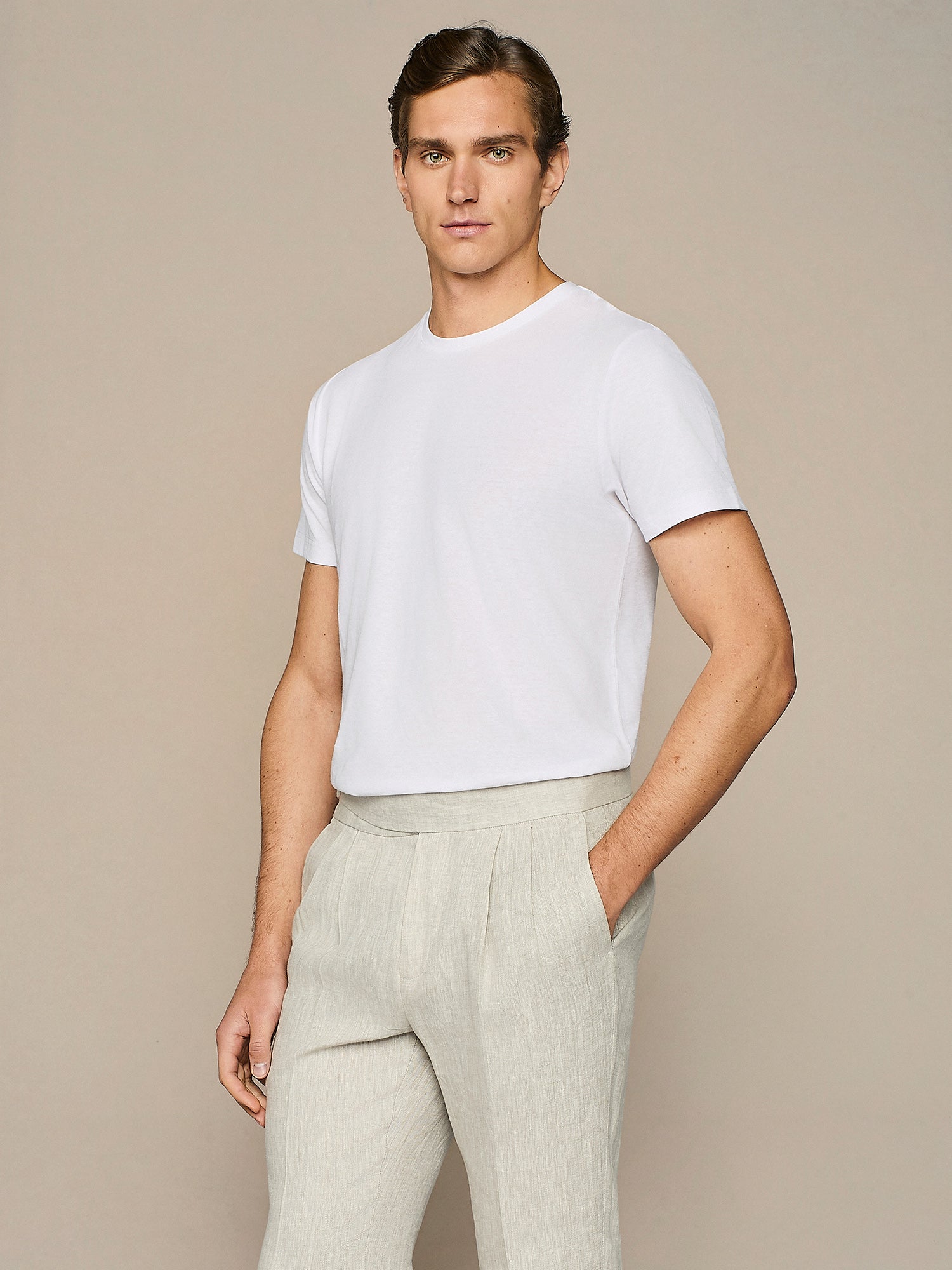 OFF-WHITE CREPE COTTON T-SHIRT