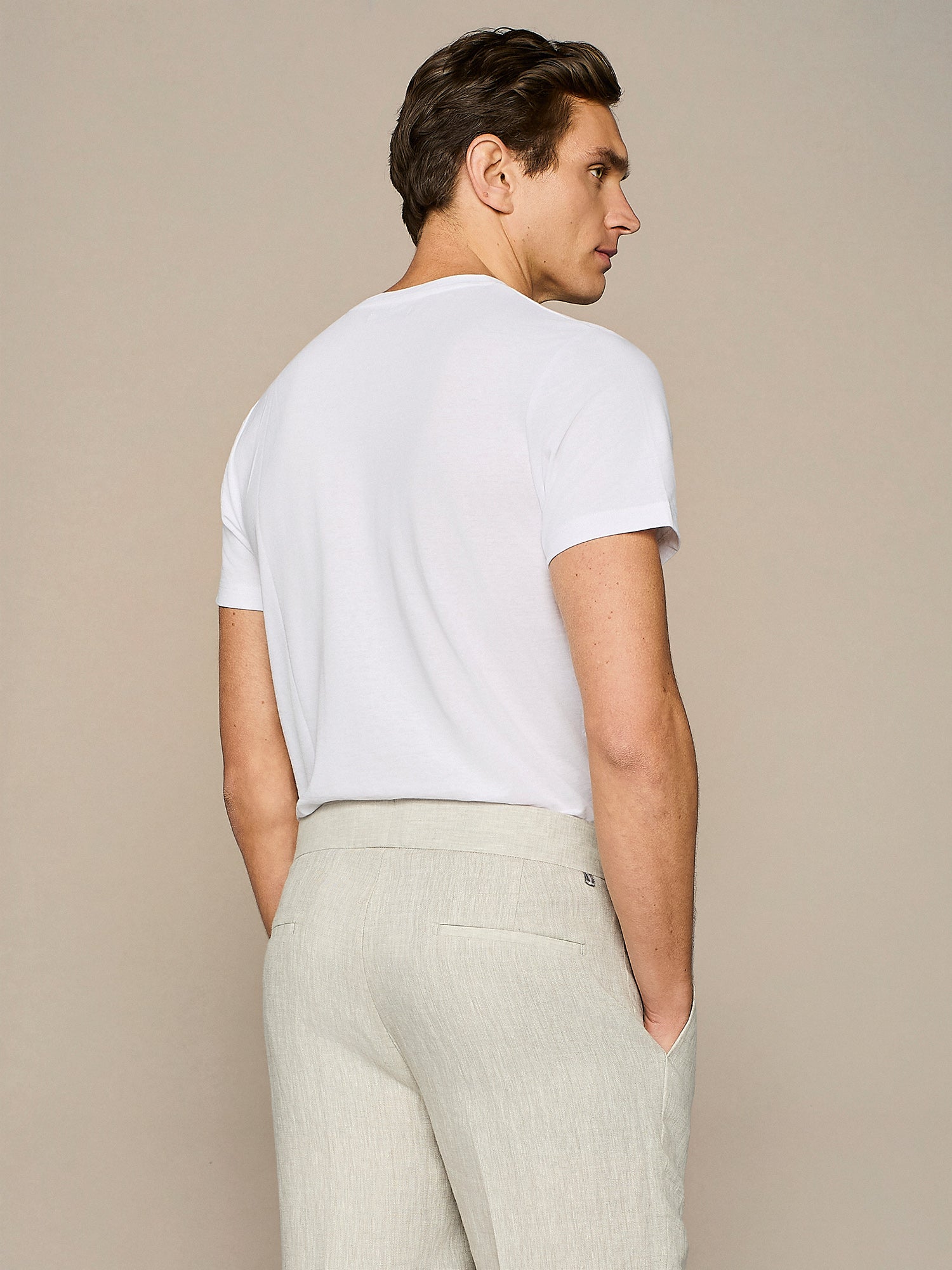 OFF-WHITE CREPE COTTON T-SHIRT