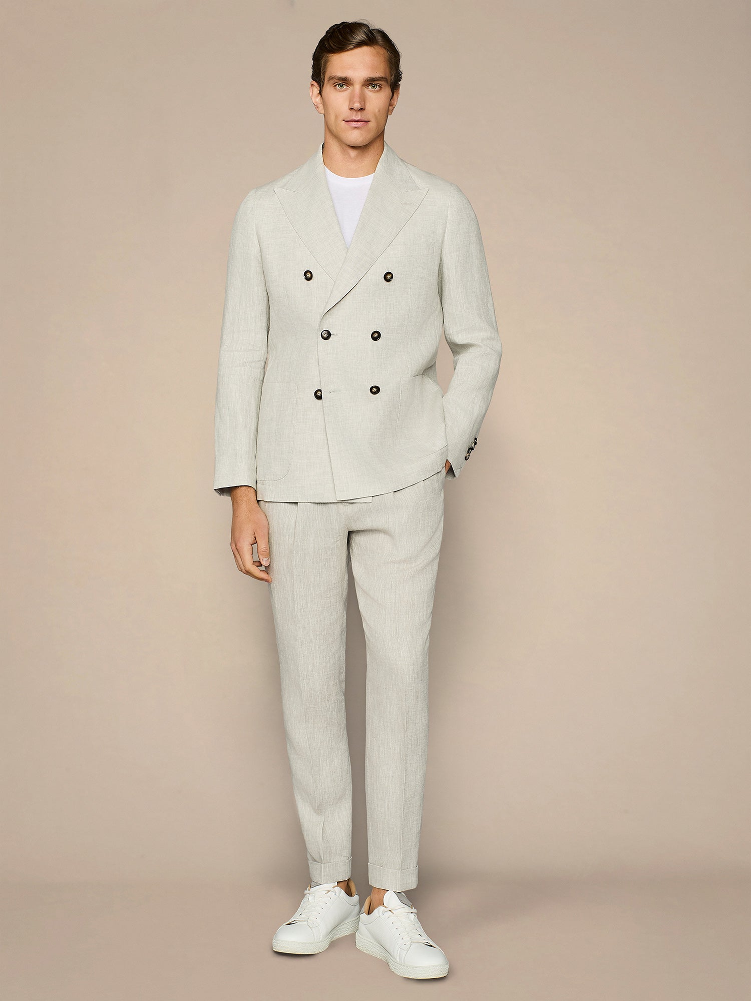 OFF-WHITE CREPE COTTON T-SHIRT