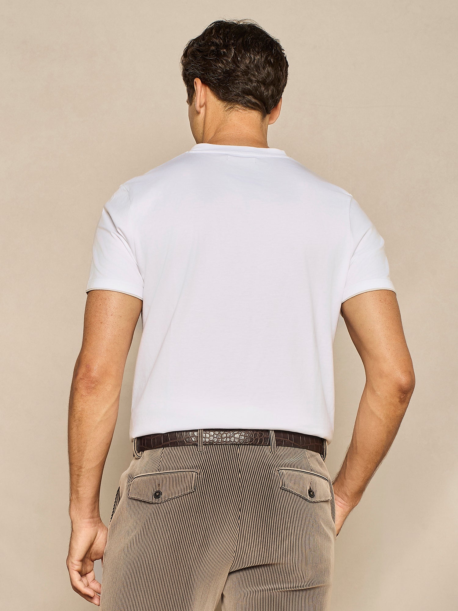 BUTTER DOUBLE NECK T-SHIRT