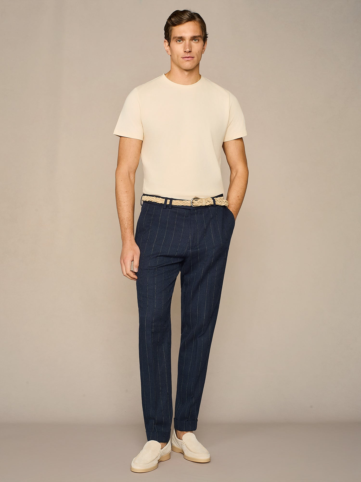 T-SHIRT PIQUET APRICOT