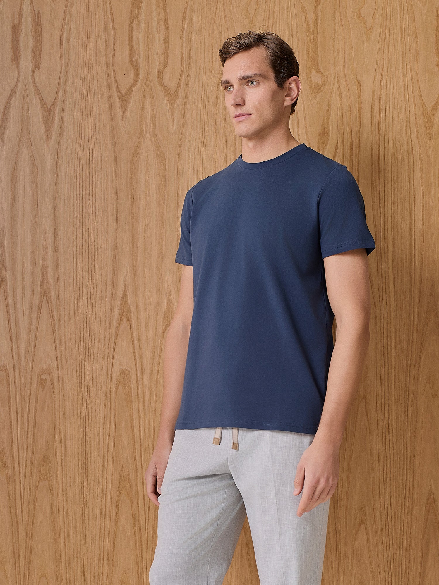 T-shirt piquet navy