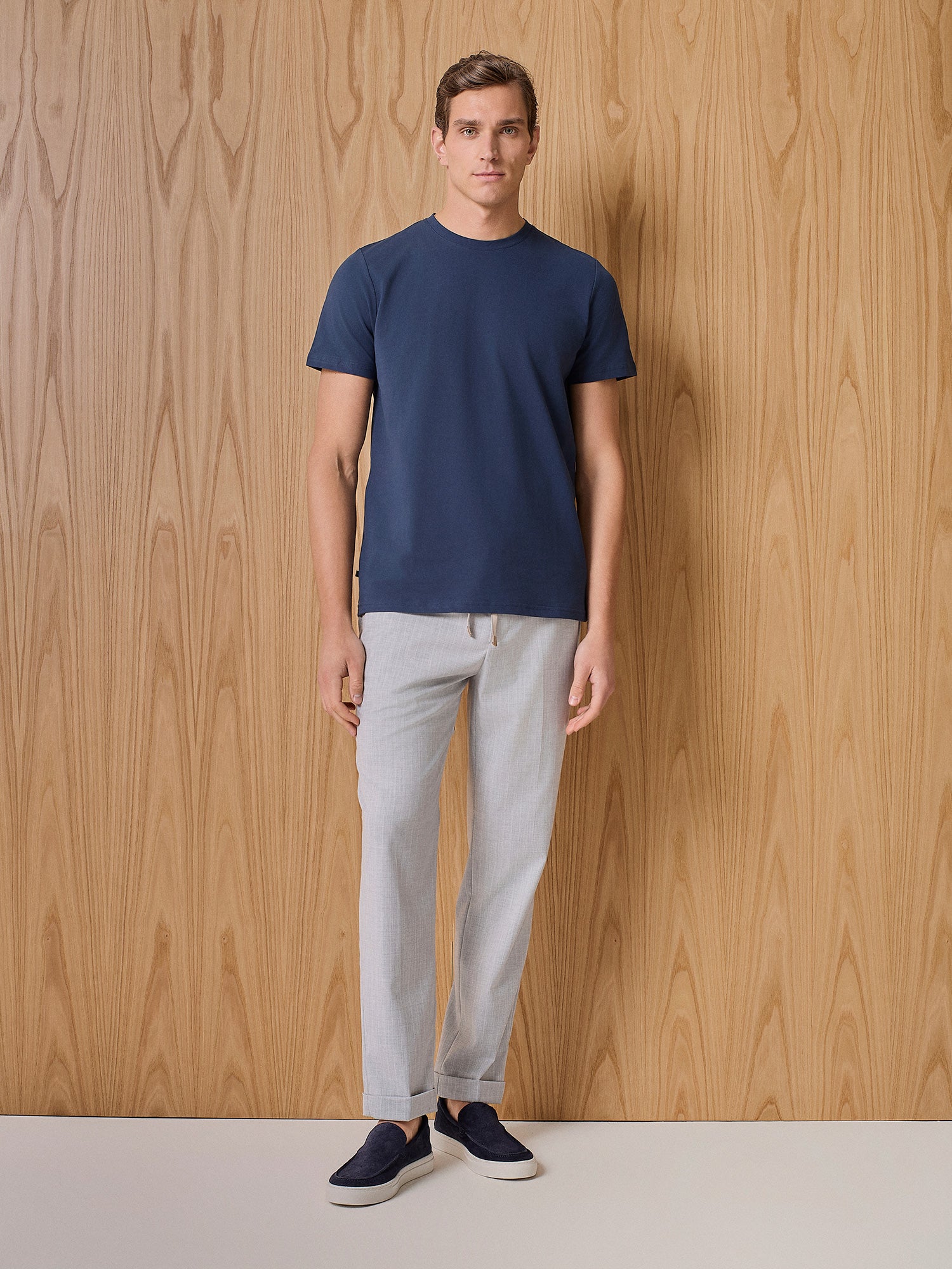 T-shirt piquet navy