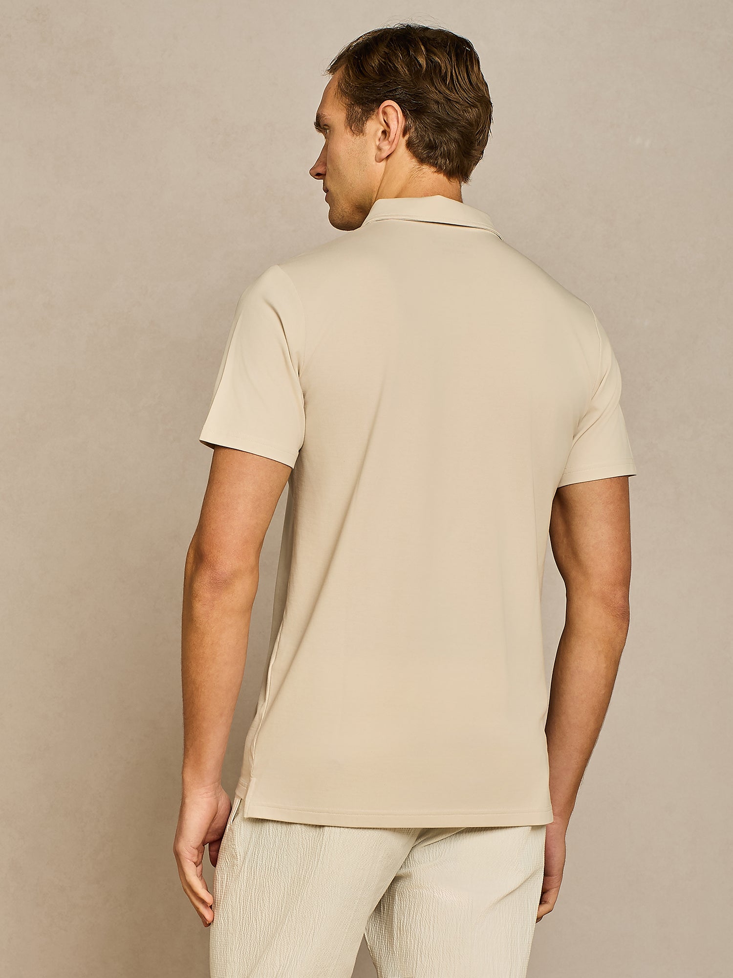 Polo jersey piquet tecnico burro